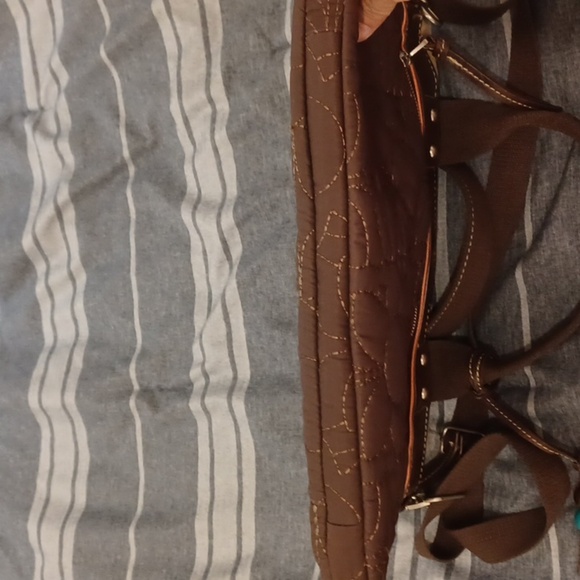 Fossil Key-per tote bag brown and tan - Picture 5 of 5
